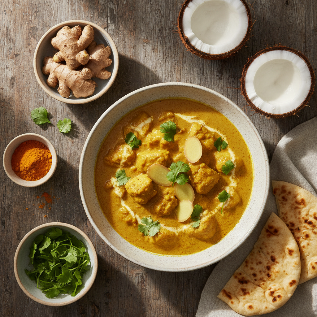Cremiges Hühnercurry