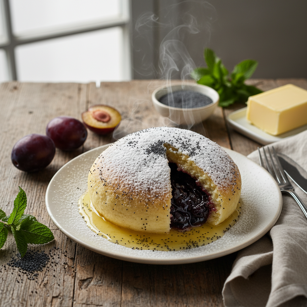 Germknödel mit Powidl