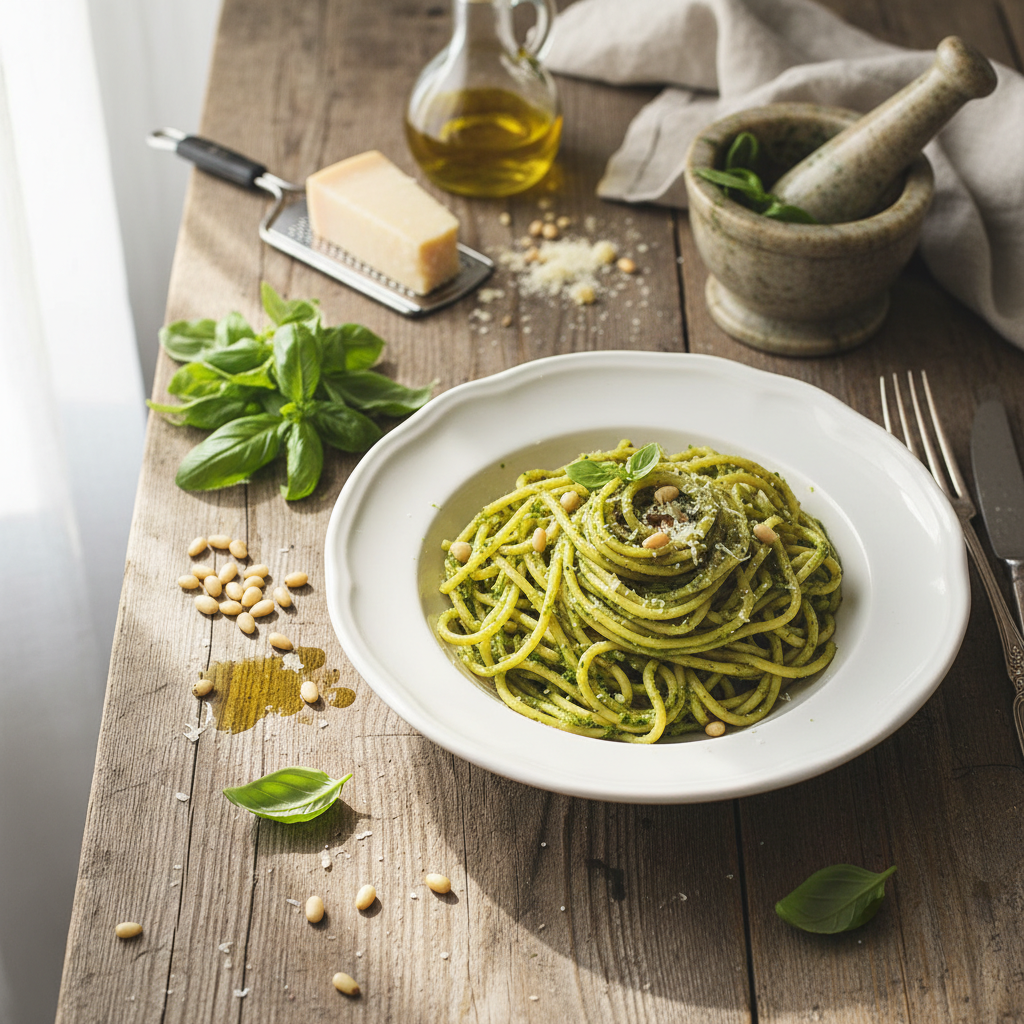 Pasta al Pesto Genovese