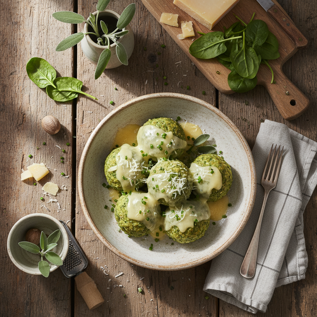 Tiroler Spinatknödel